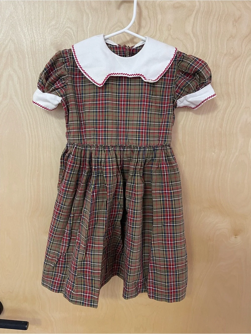 Vintage Toddler Plaid Dress